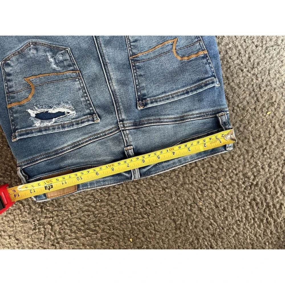 American Eagle AEO Distressed  Size 6 Mom Jean Jeggings - Picture 11 of 12